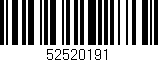 Código de barras (EAN, GTIN, SKU, ISBN): '52520191'