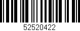 Código de barras (EAN, GTIN, SKU, ISBN): '52520422'