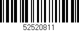 Código de barras (EAN, GTIN, SKU, ISBN): '52520811'