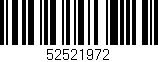 Código de barras (EAN, GTIN, SKU, ISBN): '52521972'