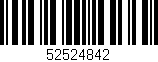 Código de barras (EAN, GTIN, SKU, ISBN): '52524842'