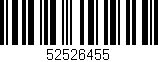 Código de barras (EAN, GTIN, SKU, ISBN): '52526455'
