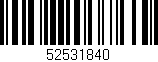 Código de barras (EAN, GTIN, SKU, ISBN): '52531840'