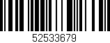 Código de barras (EAN, GTIN, SKU, ISBN): '52533679'