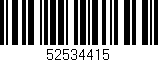 Código de barras (EAN, GTIN, SKU, ISBN): '52534415'