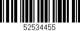 Código de barras (EAN, GTIN, SKU, ISBN): '52534455'