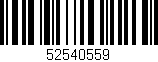 Código de barras (EAN, GTIN, SKU, ISBN): '52540559'