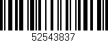 Código de barras (EAN, GTIN, SKU, ISBN): '52543837'