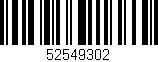 Código de barras (EAN, GTIN, SKU, ISBN): '52549302'