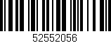 Código de barras (EAN, GTIN, SKU, ISBN): '52552056'