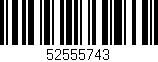 Código de barras (EAN, GTIN, SKU, ISBN): '52555743'