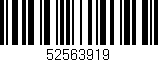 Código de barras (EAN, GTIN, SKU, ISBN): '52563919'