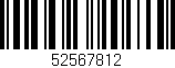 Código de barras (EAN, GTIN, SKU, ISBN): '52567812'
