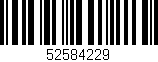 Código de barras (EAN, GTIN, SKU, ISBN): '52584229'