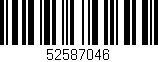 Código de barras (EAN, GTIN, SKU, ISBN): '52587046'