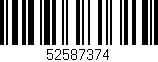Código de barras (EAN, GTIN, SKU, ISBN): '52587374'