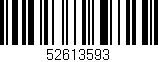 Código de barras (EAN, GTIN, SKU, ISBN): '52613593'