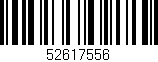 Código de barras (EAN, GTIN, SKU, ISBN): '52617556'