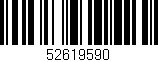 Código de barras (EAN, GTIN, SKU, ISBN): '52619590'