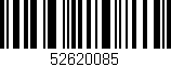 Código de barras (EAN, GTIN, SKU, ISBN): '52620085'