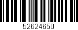 Código de barras (EAN, GTIN, SKU, ISBN): '52624650'