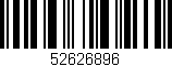 Código de barras (EAN, GTIN, SKU, ISBN): '52626896'