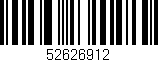 Código de barras (EAN, GTIN, SKU, ISBN): '52626912'
