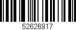 Código de barras (EAN, GTIN, SKU, ISBN): '52626917'