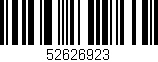Código de barras (EAN, GTIN, SKU, ISBN): '52626923'