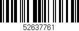 Código de barras (EAN, GTIN, SKU, ISBN): '52637761'