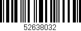 Código de barras (EAN, GTIN, SKU, ISBN): '52638032'