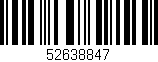 Código de barras (EAN, GTIN, SKU, ISBN): '52638847'
