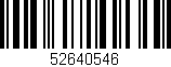 Código de barras (EAN, GTIN, SKU, ISBN): '52640546'
