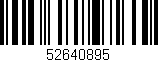 Código de barras (EAN, GTIN, SKU, ISBN): '52640895'