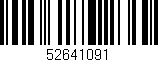 Código de barras (EAN, GTIN, SKU, ISBN): '52641091'