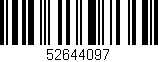 Código de barras (EAN, GTIN, SKU, ISBN): '52644097'