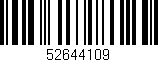 Código de barras (EAN, GTIN, SKU, ISBN): '52644109'