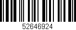 Código de barras (EAN, GTIN, SKU, ISBN): '52646924'