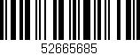 Código de barras (EAN, GTIN, SKU, ISBN): '52665685'