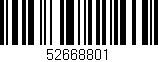 Código de barras (EAN, GTIN, SKU, ISBN): '52668801'