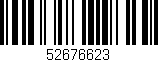Código de barras (EAN, GTIN, SKU, ISBN): '52676623'