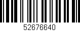 Código de barras (EAN, GTIN, SKU, ISBN): '52676640'