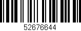 Código de barras (EAN, GTIN, SKU, ISBN): '52676644'