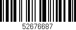 Código de barras (EAN, GTIN, SKU, ISBN): '52676687'