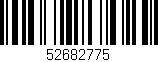 Código de barras (EAN, GTIN, SKU, ISBN): '52682775'