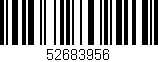 Código de barras (EAN, GTIN, SKU, ISBN): '52683956'