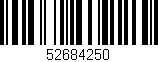 Código de barras (EAN, GTIN, SKU, ISBN): '52684250'