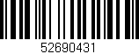 Código de barras (EAN, GTIN, SKU, ISBN): '52690431'