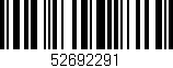 Código de barras (EAN, GTIN, SKU, ISBN): '52692291'