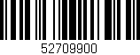 Código de barras (EAN, GTIN, SKU, ISBN): '52709900'